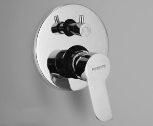 Single Lever Exposed Parts Kit of Diverter Consisting of Operating Lever, Wall Flange (With seals) & Button Only Suitable for Items ALD702 & ALD703