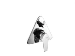 Single Lever Exposed Parts Kit of Diverter Consisting of Operating Lever, Wall Flange (With Seals) & Button Only Suitable For Item ALD702 & ALD703.
