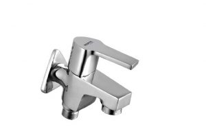 Two Way Bib Cock with Wall Flange