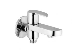 Two Way Bib Cock with Wall Flange