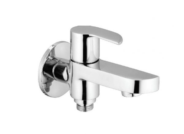 Two Way Bib Cock with Wall Flange