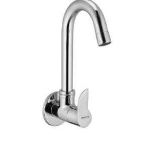 Sink Cock Swivel Spout with Wall Flange