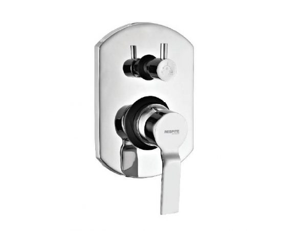 Single Lever Exposed Parts Kit of Diverter Consisting of Operating Lever, Wall Flange (With Seals) & Button Only Suitable For Item ALD702 & ALD703)
