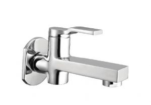 Bib Cock Long Body with Wall Flange
