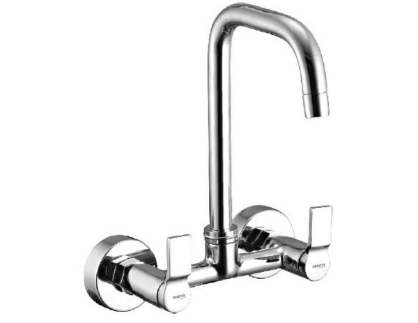 Sink Mixer with Swivel Spout (Wall Mounted Model) with Connecting legs & wall Flanges