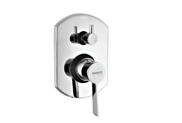 Single Lever Exposed Parts Kit of Diverter Consisting of Operating Lever, Wall Flange (With Seals) & Button Only Suitable for Item ALD702 & 703