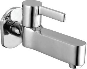 Bib Cock Long Body with Wall Flange