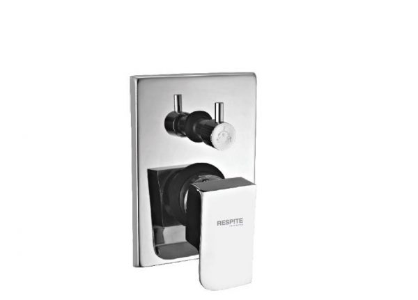 Single Lever Exposed Parts Kit of Diverter Consisting of Operating Lever, Wall Flange (With Seals) & Button Only Suitable For Item ALD702 & ALD703)