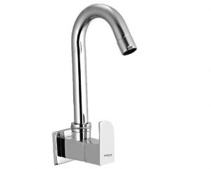 Sink Cock Swivel Spout with Wall Flange