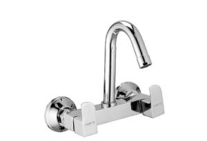 Sink Mixer with Swivel Spout (Wall Mounted Model) with Connecting legs & wall Flanges