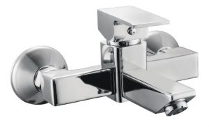 Single Lever Wall Mixer Non Telephonic with Connecting Legs & Wall Flanges