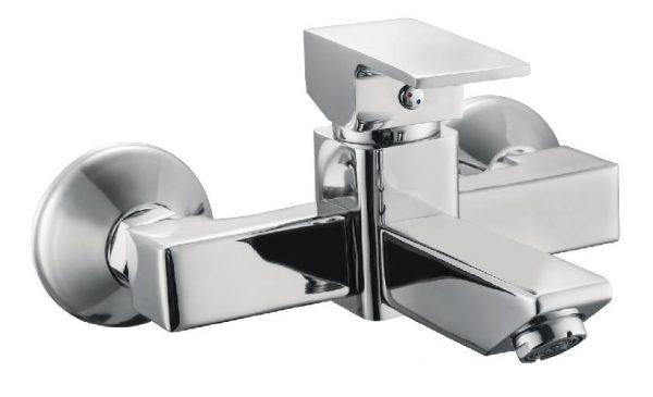 Single Lever Wall Mixer Non Telephonic with Connecting Legs & Wall Flanges