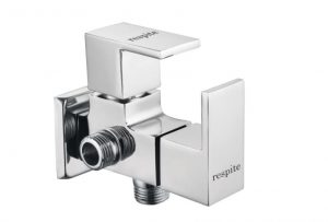 Two Way Angle Valve with Wall Flange