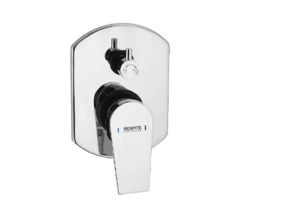 Single Lever Exposed Parts Kit of Diverter Consisting of Operating Lever, Wall Flange (With Seals) & Button Only Suitable For Item ALD702 & ALD703.
