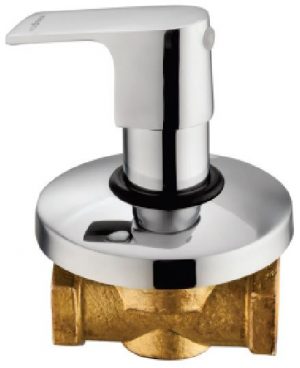 Fluch Cock (Concealed) Half Turn 25mm with Wall Flange
