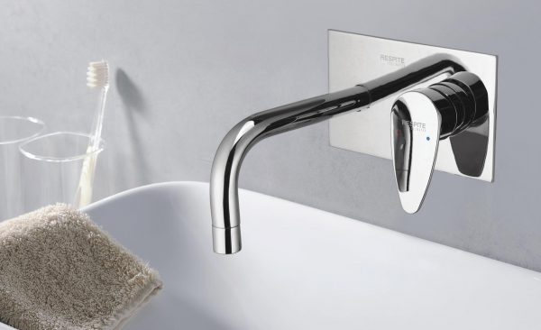 Single Lever Bath Filler Kit Wall Mixer with Bath Spout (suitable for Item ALD-802)
