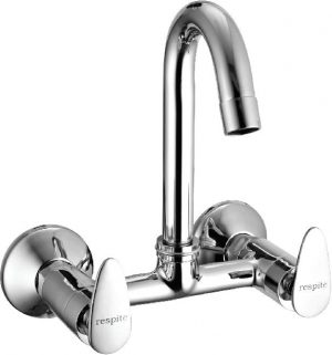 Sink Mixer with Swivel Spout (Wall Mounted Model) with Connecting legs & wall Flanges