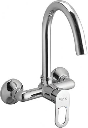 S/L Sink Mixer with Swivel Spout (Wall Mounted Model) with Connecting Legs & Wall Flanges