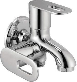 Two Way Bib Cock with Wall Flange