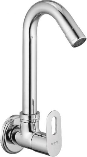 Sink Cock Swivel Spout with Wall Flange