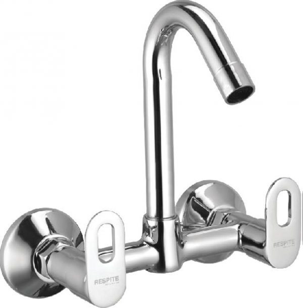 Sink Mixer with Swivel Spout (Wall Mounted Model) with Connecting legs & wall Flanges