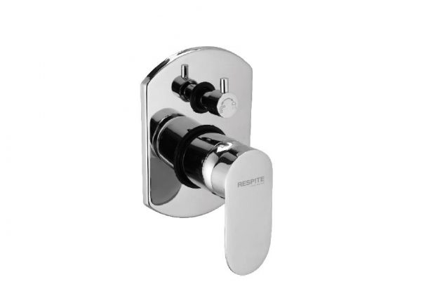 Single Lever Exposed Parts Kit of Diverter Consisting of Operating Lever, Wall Flange(With Seals ) & Button Only (Suitable For Item ALD701)