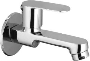 Bib Cock Long Body with Wall Flange