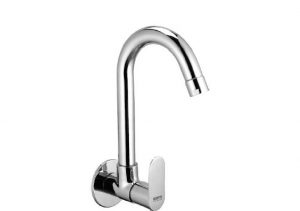 Sink Cock Swivel Spout with Wall Flange