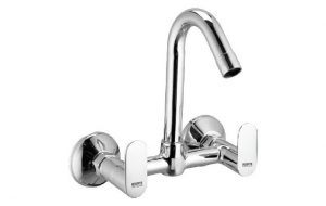 Sink Mixer with Swivel Spout (Wall Mounted Model) with Connecting legs & wall Flanges
