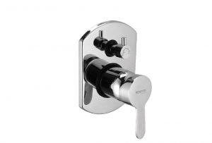 Single Lever Exposed Parts Kit of Diverter Consisting of Operating Lever, Wall Flange (With Seals) & Button Only Suitable For Item ALD702 &ALD703)