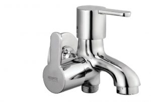 Two Way Bib Cock with Wall Flange