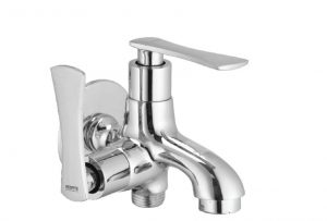 Two Way Bib Cock with Wall Flange