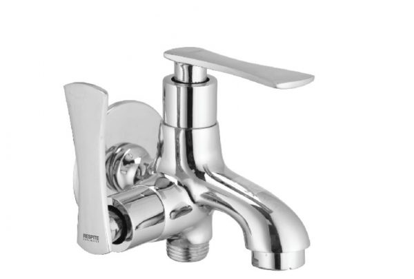Two Way Bib Cock with Wall Flange