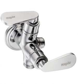 Two Way Angle Valve with Wall Flange