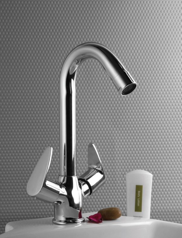 Single Lever Basin Mixer with out pop-up waste.