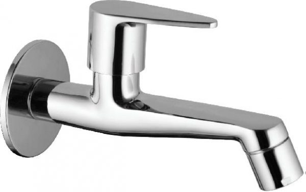 Bib Cock Long Body with Wall Flange