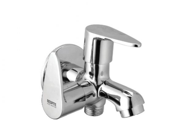 Two Way Bib Cock with Wall Flange