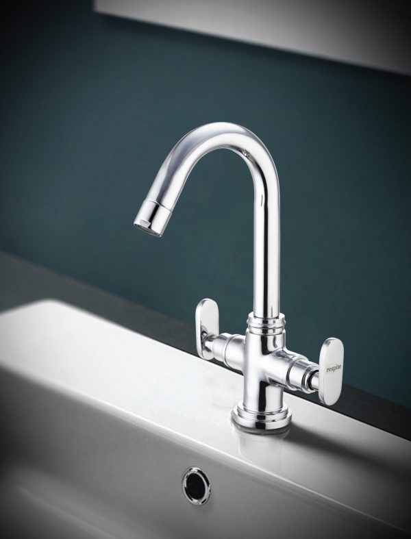 Single Lever Basin Mixer with out pop-up waste.