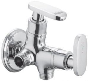 Two Way Angle Valve with Wall Flange