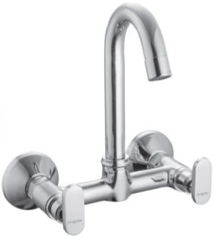Sink Mixer with Swivel Spout (Wall Mounted Model) with Connecting legs & wall Flanges