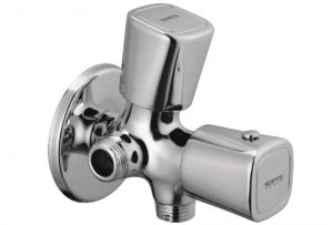 Two Way Angle Valve with Wall Flange