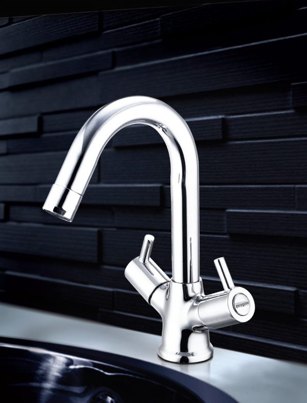 Centre Hole Basin Mixer