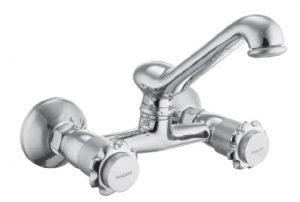 Sink Mixer with Swivel Spout (Wall Mounted Model) with Connecting legs & wall Flanges