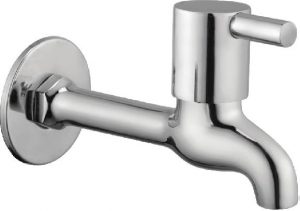 Bib Cock Long Body with Wall Flange