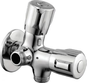 Two Way Angle Valve with Wall Flange