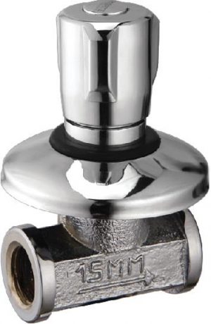 Concealed Stop Cock with Wall Flange