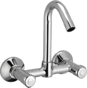 Sink Mixer with Swivel Spout (Wall Mounted Model) with Connecting legs & wall Flanges